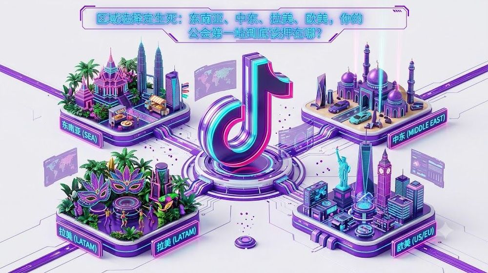 区域选择定生死:东南亚、中东、拉美、欧美,你的公会第一站到底该押在哪?
