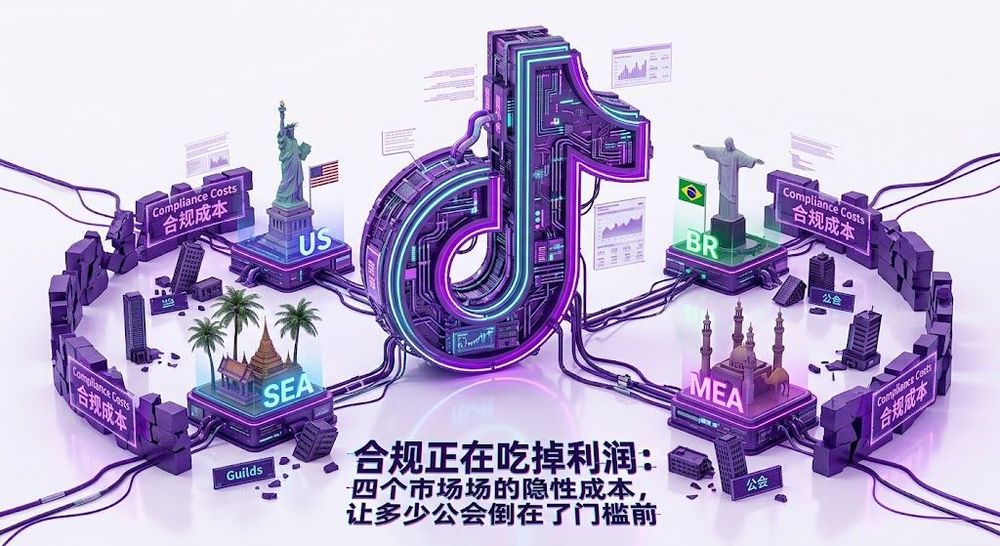 合规正在吃掉利润:四个市场的隐性成本,让多少公会倒在了门槛前
