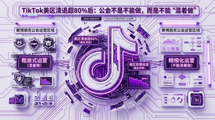 TikTok美区清退超80%后：公会不是不能做，而是不能“混着做”